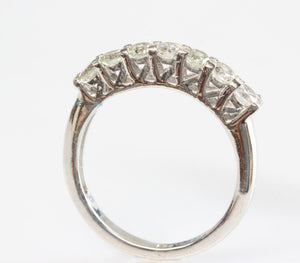 Nesting ring-Matching rings-Diamond Eternity Wedding Band-Stacking gold rings- Diamond Band-Anniversary ring-Minimalist ring-Anillo de bodas